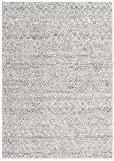 Neriah Grey Rustic Tribal Rug
